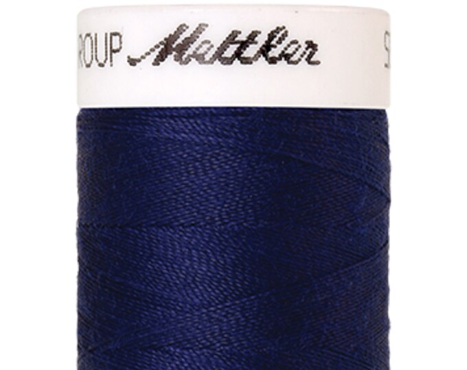 Seralon 200 m col. 14 (Light Midnight) sewing thread by Amann Mettler - High-quality sewing thread for sewing projects - 200 meters on a spool - Color Lig