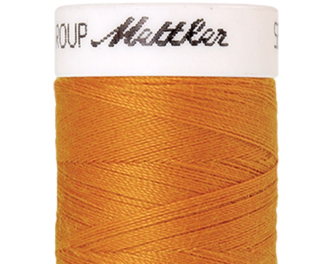 Seralon 200 m col. 121 (Liberty Gold) sewing thread by Amann Mettler - High-quality sewing thread for sewing projects - 200 meters on the roll - Color Libe