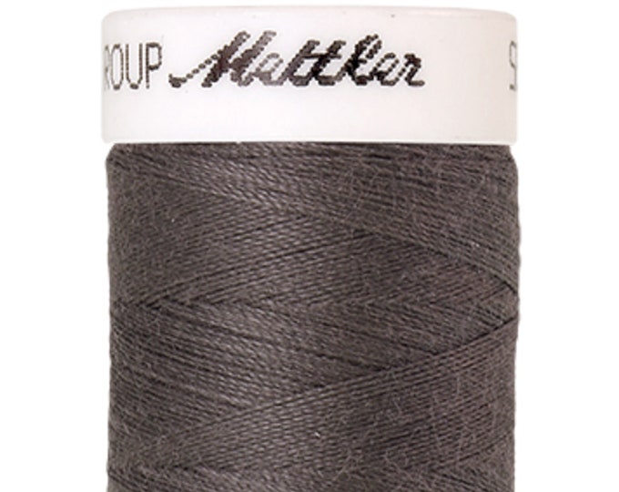 Seralon 200 m col. 323 (Dolphin) sewing thread by Amann Mettler - High-quality sewing thread for sewing projects - 200 meters on the roll - Color Dolphin -