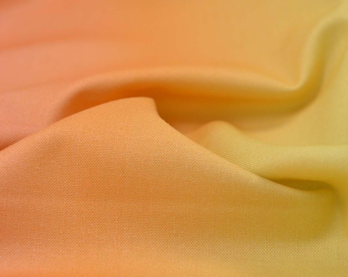 Cotton fabric, batik print, Rainbow in green, purple, blue by Makower - 110 cm wide - smooth fabric, batik