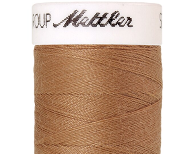 Seralon 200 m col. 1121 (Toffee) sewing thread by Amann Mettler - High-quality sewing thread for sewing projects - 200 meters on a spool - Color Toffee -