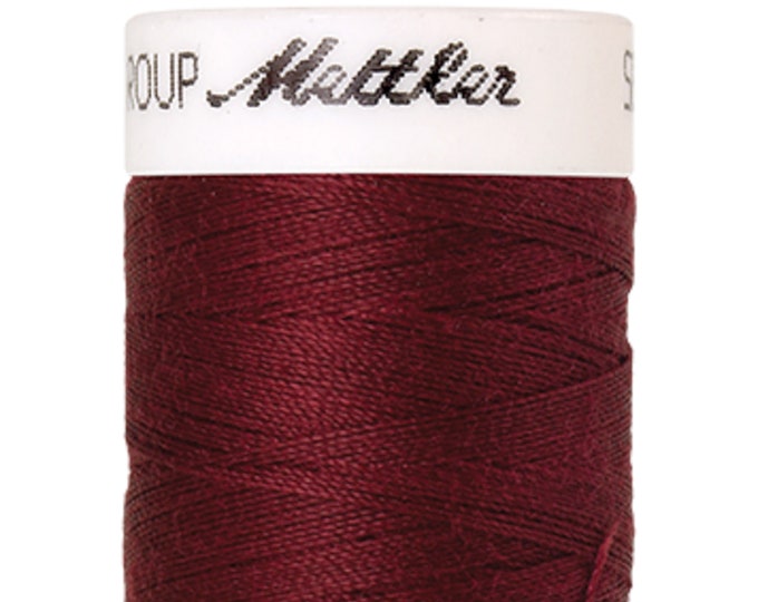 Seralon 200 m col. 918 (Cranberry) sewing thread by Amann Mettler - High-quality sewing thread for sewing projects - 200 meters on a spool - Cranberry color