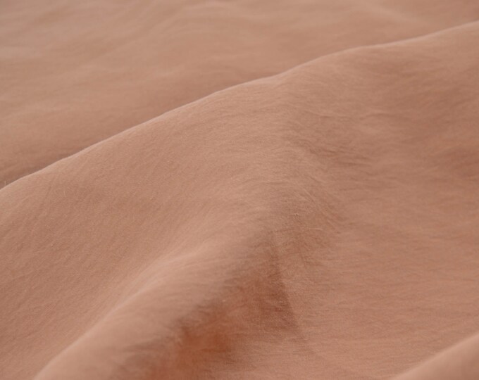 Blouse fabric Fibre Mood 22 Eve made of modal in brown - 138 cm wide - fabric smooth UNI