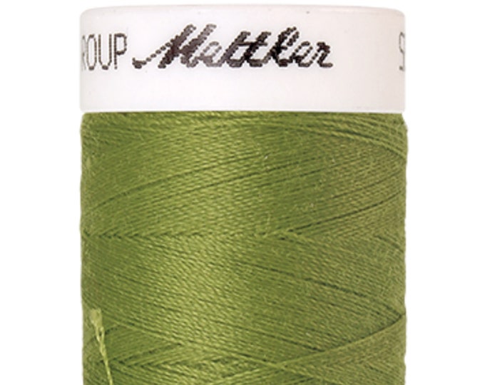 Seralon 200m col. 1146 (Yellowgreen) Nähgarn von Amann Mettler - Hochwertiges Nähgarn für Näharbeiten - 200 Meter auf der Rolle – Farbe Yell