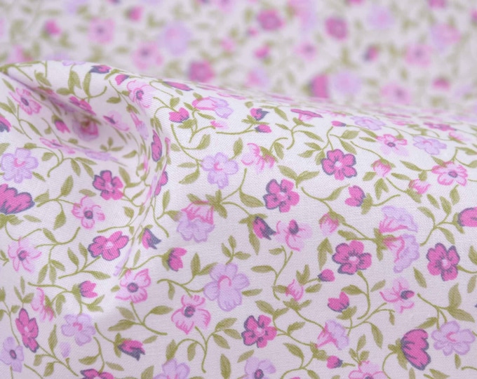 Baumwollstoff Renforcé Mille Fleurs, Blumen von Westfalenstoffe - 150cm breit - Stoff glatt, gemustert