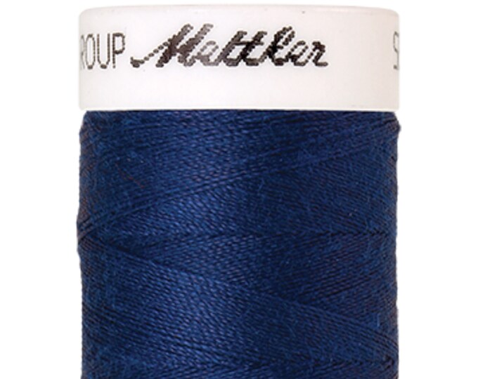 Seralon 200 m col. 1304 (Imperial Blue) sewing thread by Amann Mettler - High-quality sewing thread for sewing projects - 200 meters on a spool - Color Im