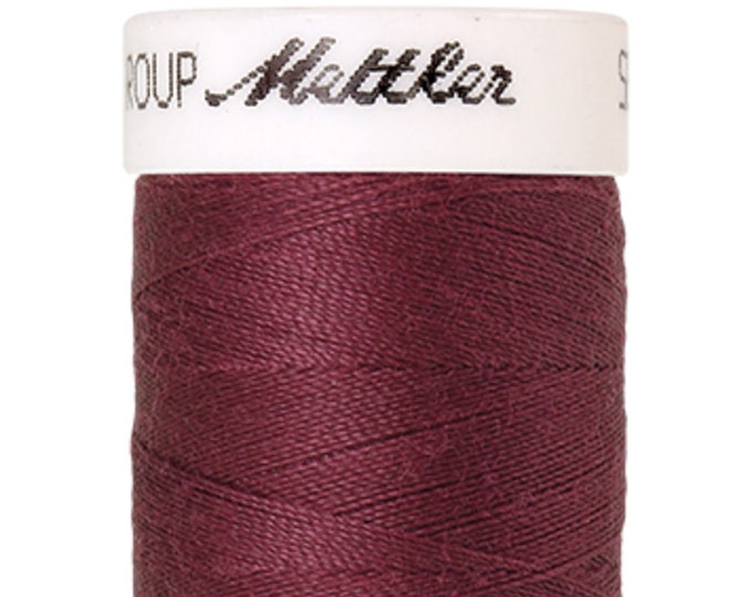 Seralon 200 m col. 639 (Burgundy) sewing thread by Amann Mettler - High-quality sewing thread for sewing projects - 200 meters on the roll - Color Burgundy