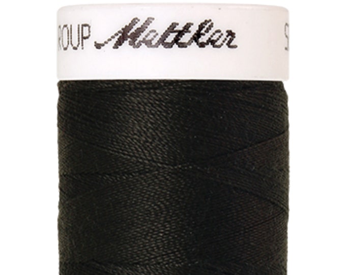 Seralon 200 m col. 1362 (Obsidian) sewing thread by Amann Mettler - High-quality sewing thread for sewing projects - 200 meters on a spool - Obsidian color