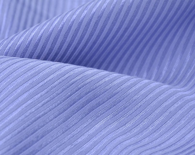 Blouse fabric viscose, light blue, shiny stripes, Hallie by Fibre Mood 29 - 150 cm wide - shiny fabric, stripes