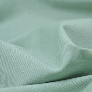 Jersey made of organic cotton by Mind the Maker in light green - 170 cm wide - smooth fabric, UNI