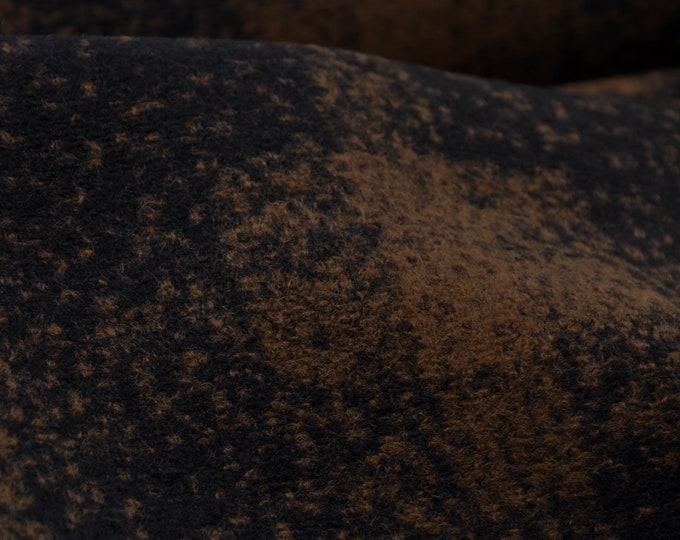 Softshell Scuba Knit doubleface check in brown - 145 cm wide - Fabric knit check