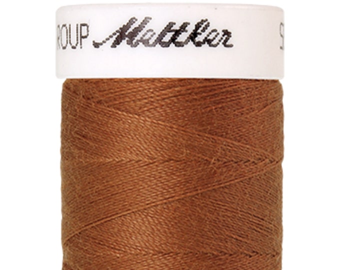 Seralon 200 m col. 899 (Bronze) sewing thread by Amann Mettler - High-quality sewing thread for sewing projects - 200 meters on a spool - Bronze color - N