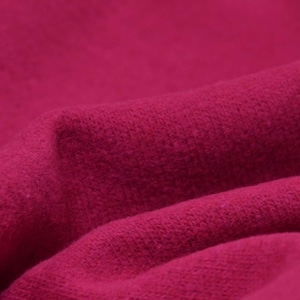 Tissu tricoté Gillo bordeaux en coton de Hilco - largeur 175 cm - tissu tricoté, UNI