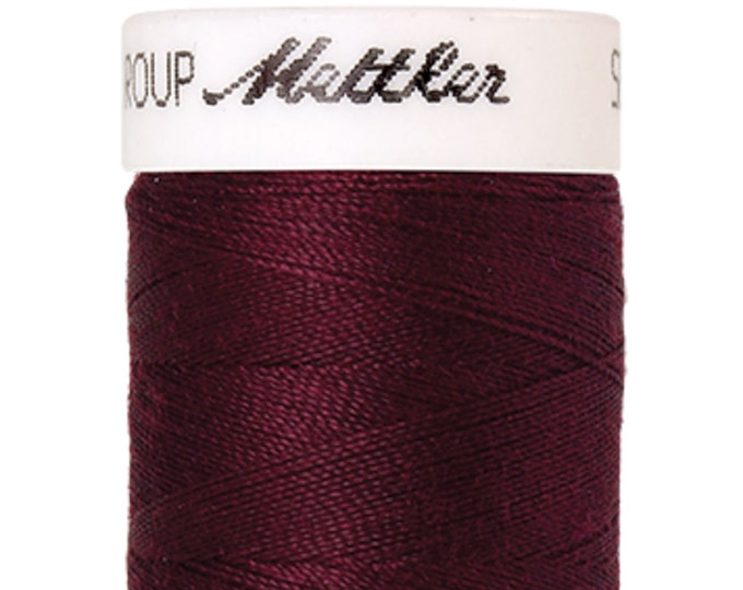 Seralon 200m col. 109 (Bordeaux) Nähgarn von Amann Mettler - Hochwertiges Nähgarn für Näharbeiten - 200 Meter auf der Rolle – Farbe Bordeaux