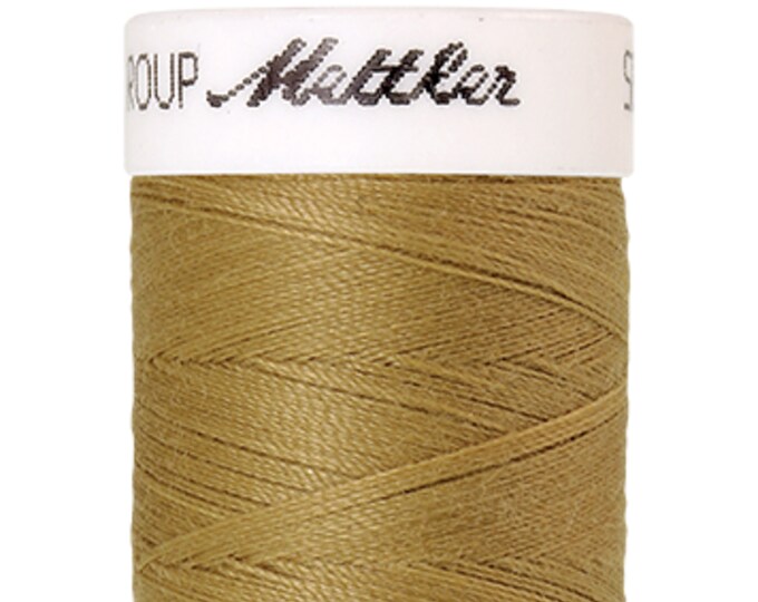 Seralon 200m col. 858 (Tarnished Gold) Nähgarn von Amann Mettler - Hochwertiges Nähgarn für Näharbeiten - 200 Meter auf der Rolle – Farbe Ta