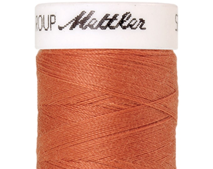 Seralon 200 m col. 1073 (Melon) sewing thread by Amann Mettler - High-quality sewing thread for sewing projects - 200 meters on a spool - Melon color - Sewing