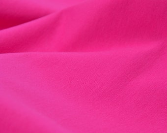 Sweatstoff Uni, French Terry Maike aus Baumwolle in pink - 150cm breit - Stoff glatt UNI