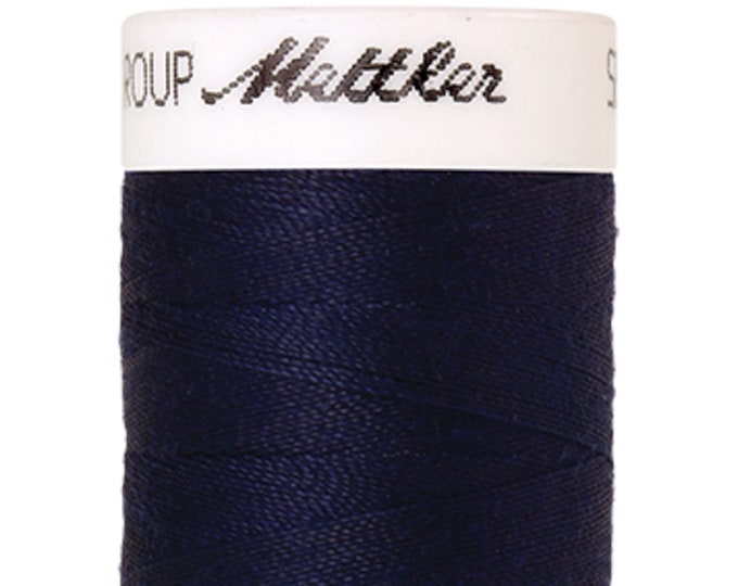 Seralon 200m col. 16 (Dark Indigo) Nähgarn von Amann Mettler - Hochwertiges Nähgarn für Näharbeiten - 200 Meter auf der Rolle – Farbe Dark I