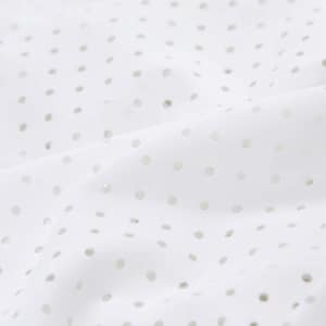 Decorative fabric mesh fabric, elastic in plain white, sportswear, lining fabric - 145 cm wide - fabric semi-transparent, UNI