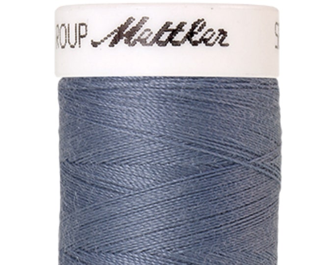 Seralon 200 m col. 309 (Blue Whale) sewing thread by Amann Mettler - High-quality sewing thread for sewing projects - 200 meters on a spool - Color Blue W