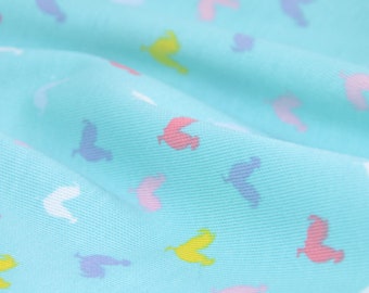 Kinderjersey Digitaldruck Interlock-Jersey Tiere von Westfalenstoffe - 140cm breit - Stoff matt gemustert