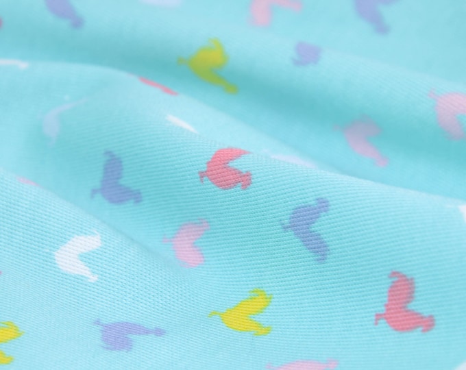 Kinderjersey Digitaldruck Interlock-Jersey Tiere von Westfalenstoffe - 140cm breit - Stoff matt gemustert