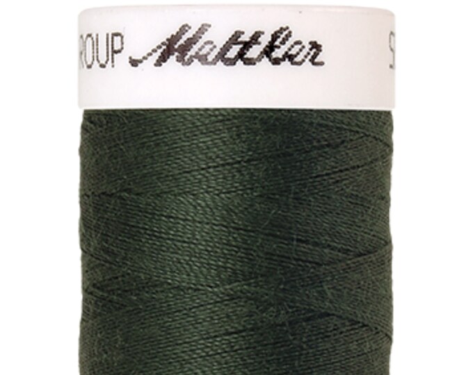 Seralon 200 m col. 627 (Deep Green) sewing thread by Amann Mettler - High-quality sewing thread for sewing projects - 200 meters on a spool - Color Deep Green
