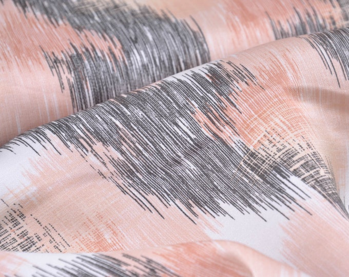 Blouse fabric Fibre Mood 22 Eve Satin made of viscose - 135-145 cm wide - patterned fabric with a gradient