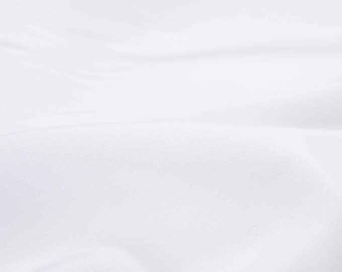 Blouse fabric made of viscose, solid color eggshell - 140 cm wide - smooth fabric, solid color