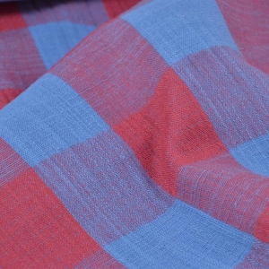 Checked cotton muslin by Katia