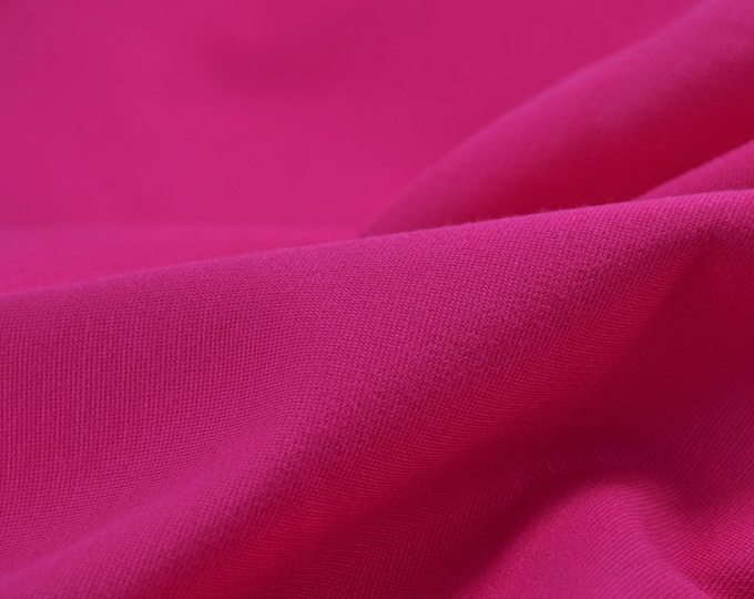 Jersey made of viscose in plain pink, shiny - 140 cm wide - fabric slightly shiny UNI