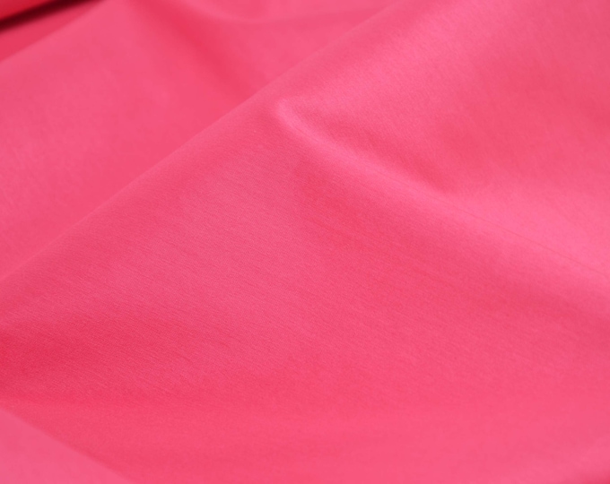NEU! Baumwoll-Stretch Stoff Satin, Popeline, Hosen, Kleider, Abendmode, pink, elastisch