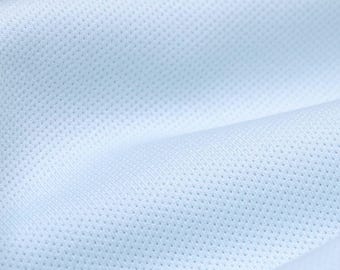 Jerseystoff, Strickstoff beidseitig aus Baumwolle in hellblau, blau - 130cm breit - Stoff strick, UNI