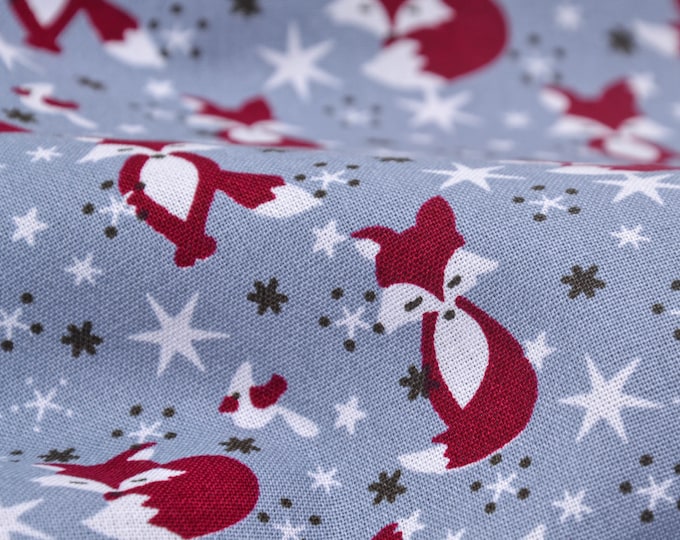 Baumwollstoff Druckstoff Kitzbühel Fuchs von Westfalenstoffe - 150cm breit - Stoff glatt gemustert