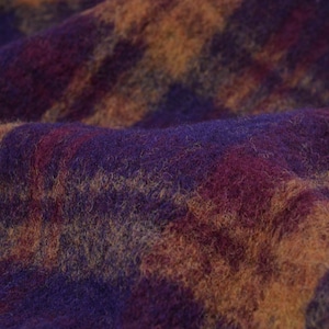Coat fabric Kjell with check made of wool by Hilco - 150 cm wide - fabric patterned checks