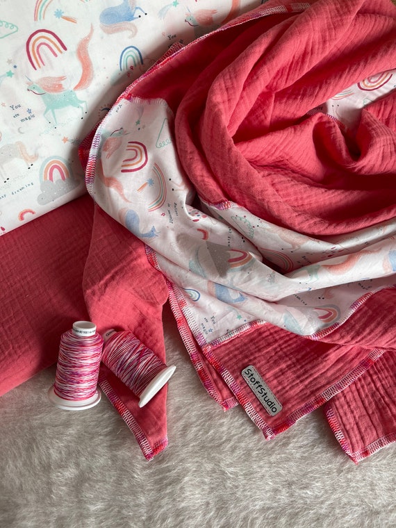 Extra Large Muslin Cloth Two tone Etsy Canada