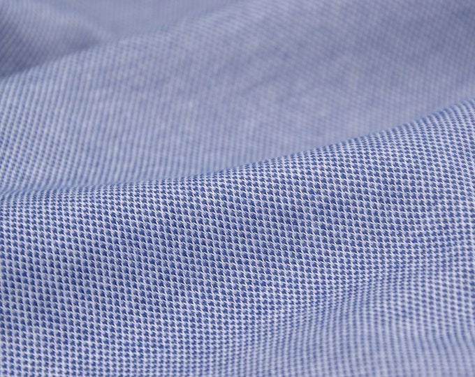 Cotton jersey in blue, white, mottled, melange, T-shirt - 130 cm wide - fabric matt, melange