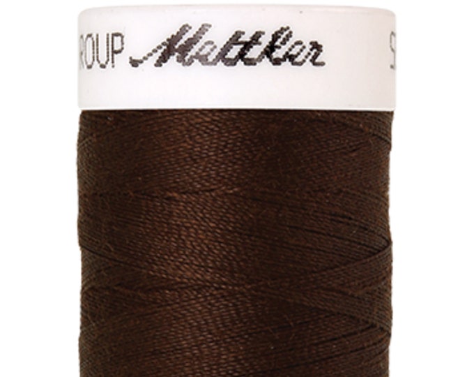 Seralon 200 m col. 975 (Apple Seed) sewing thread by Amann Mettler - High-quality sewing thread for sewing projects - 200 meters on a spool – Apple color