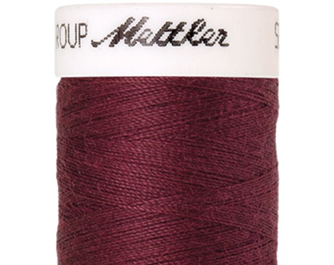 Seralon 200 m col. 1461 (Claret) sewing thread by Amann Mettler - High-quality sewing thread for sewing projects - 200 meters on a spool - Color Claret -
