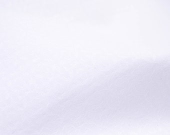 Trouser fabric Jacquard Stretch with flowers in white - 135 cm wide - fabric patterned patterned