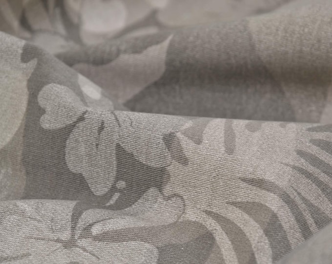 Hosenstoff aus Baumwolle mit Stretch, Camouflage, Blumen - 145cm breit - Stoff matt, Camouflage