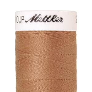 Seralon 200 m col. 828 (Peru) sewing thread from Amann Mettler - High-quality sewing thread for sewing work - 200 meters on the roll - color Peru - sewing thread