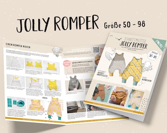 Jolly Romper (size 50- 98) paper pattern Lybstes