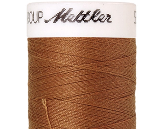Seralon 200 m col. 174 (Ashley Gold) sewing thread by Amann Mettler - High-quality sewing thread for sewing projects - 200 meters on a spool - Ashley Gold color