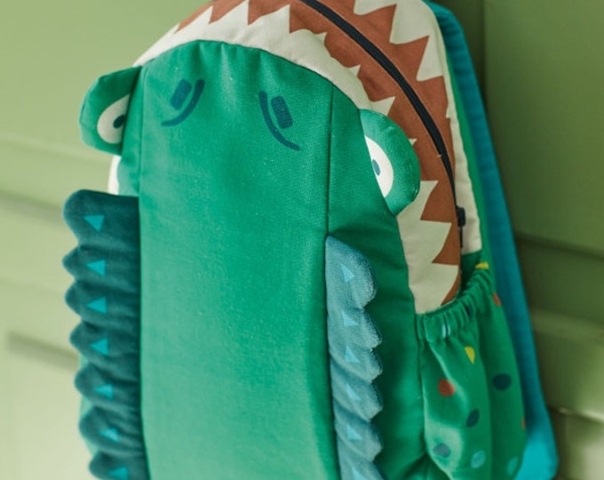 Rucksack, Dino, grün, Kinder, Kinderzimmer, Panel - Katia