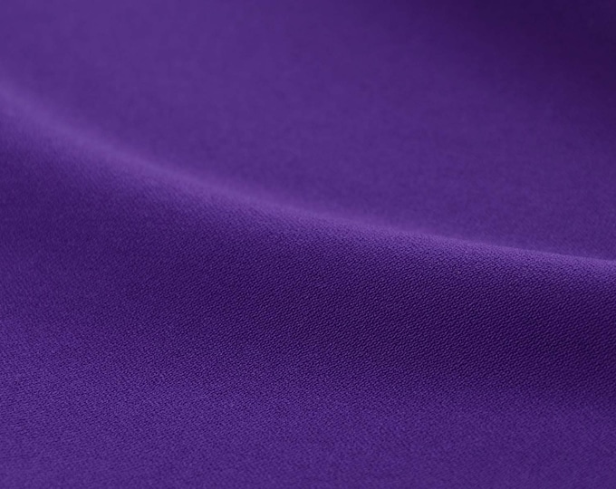 Hosenstoff, Kleiderstoff Micro-Stretch, bi-elastisch in uni lila - 130cm breit - Stoff glatt, UNI
