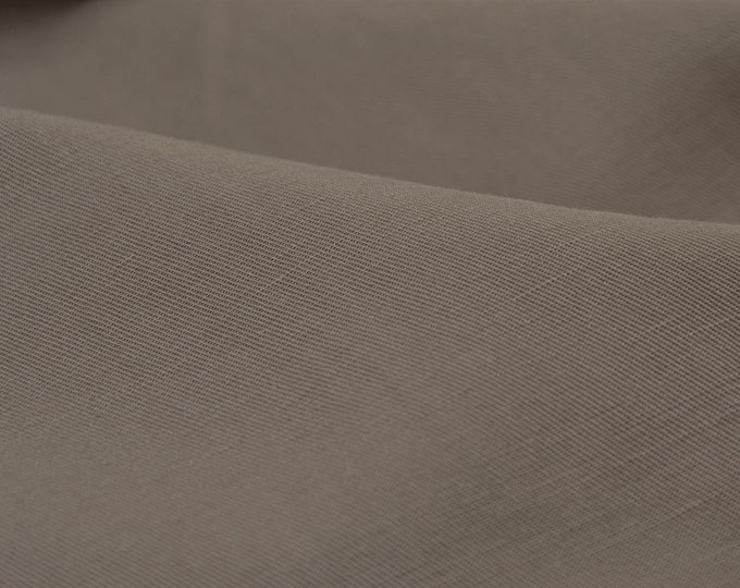 Leinenstoff Baumwolle uni beige - 150cm breit - Stoff glatt UNI