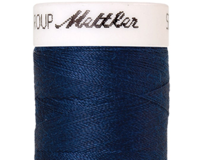 Seralon 200m col. 816 (Royal Navy) Nähgarn von Amann Mettler - Hochwertiges Nähgarn für Näharbeiten - 200 Meter auf der Rolle – Farbe Royal