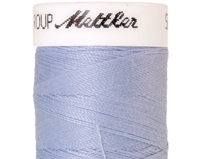 Seralon 200m col. 814 (Baby Blue) Nähgarn von Amann Mettler - Hochwertiges Nähgarn für Näharbeiten - 200 Meter auf der Rolle – Farbe Baby Bl