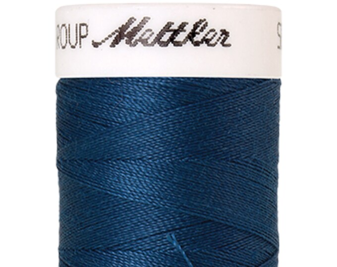 Seralon 200 m col. 806 (Teal) sewing thread by Amann Mettler - High-quality sewing thread for sewing projects - 200 meters on a spool - Color Teal - Sewing thread